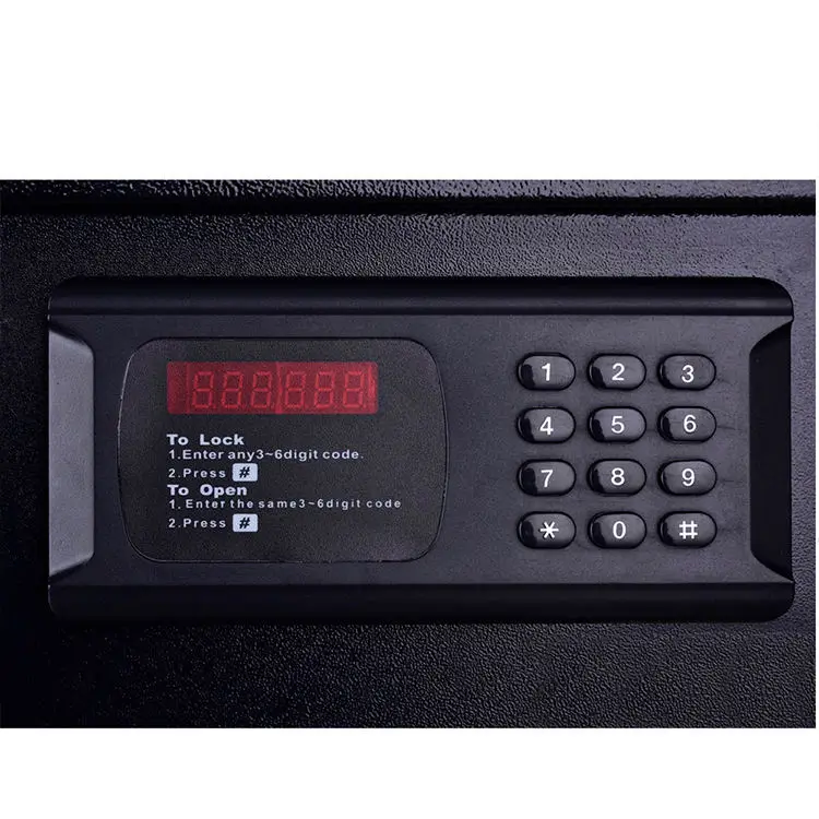 Electronic Code Security Safe Box Hotel Use Mini Digital Lock Iron Money Safe Small Size Cofre — image 4