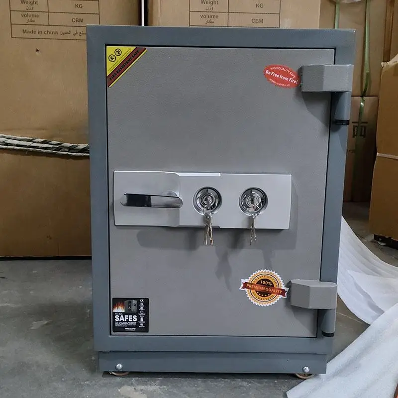 Home Money Deposit Office Steel Safes Box Fireproof Digital Deposit Safe High Security Fire Cabinet Safe — image 2