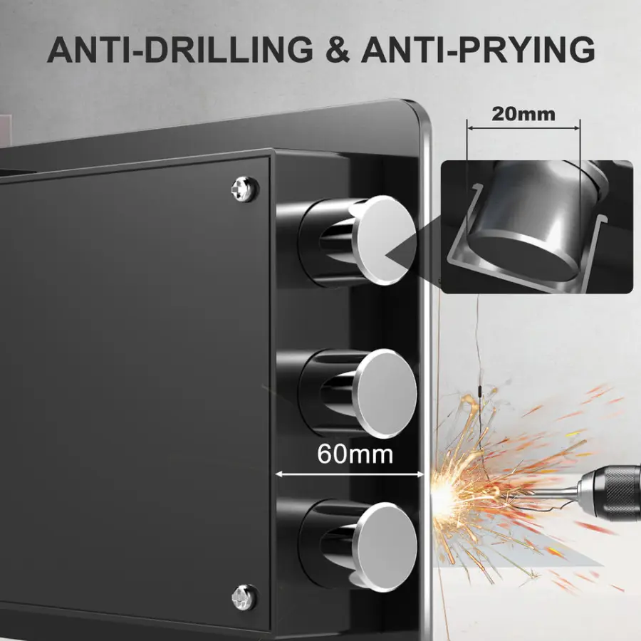 GDLT Safe Box Digital Security Electronic Small Safes Box for Home — image 4