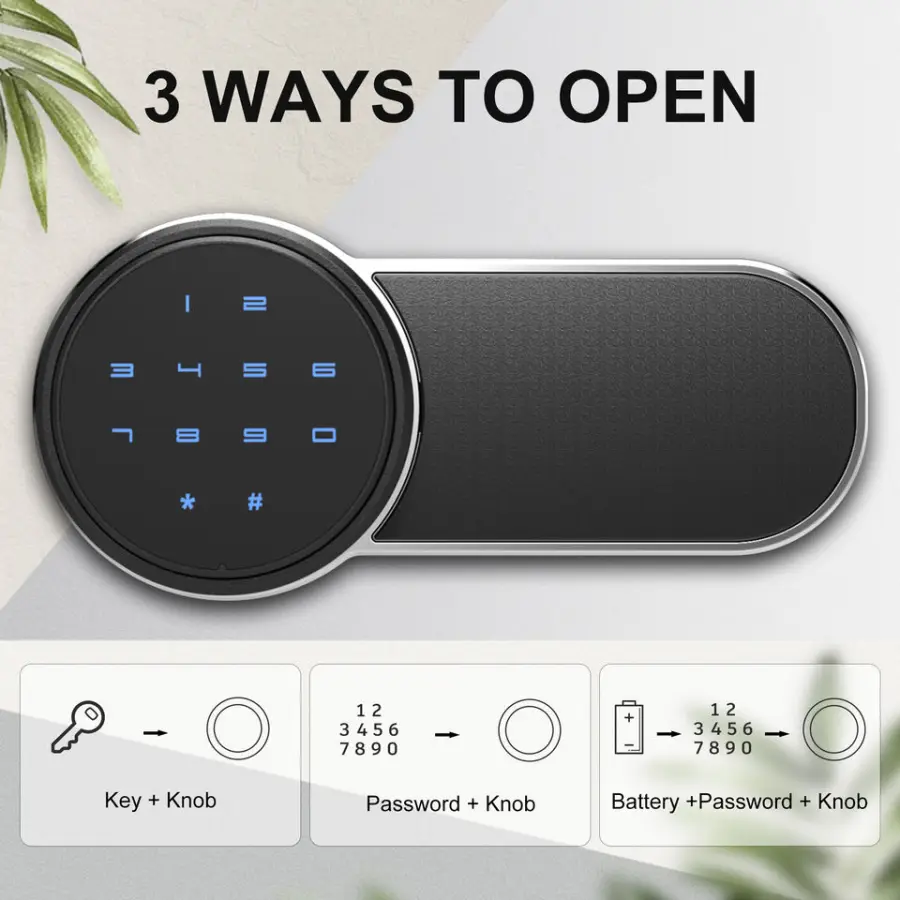Home Office Security Digital Mini Safe Password Electronic Home Safe Box Smart Safe Box — image 4