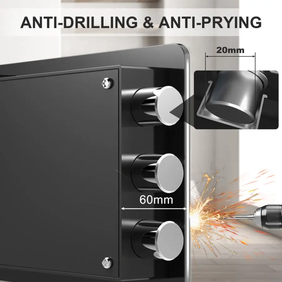 Home Office Security Digital Mini Safe Password Electronic Home Safe Box Smart Safe Box — image 6