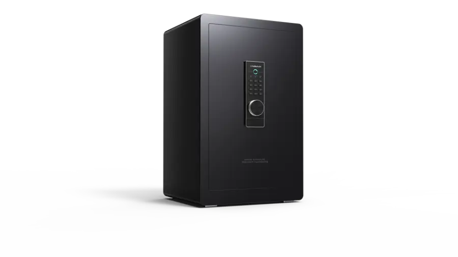 Steel Security Biometric Digital Money Safe Box Fingerprint Home Hotel Combination Electronic Safes — image 3