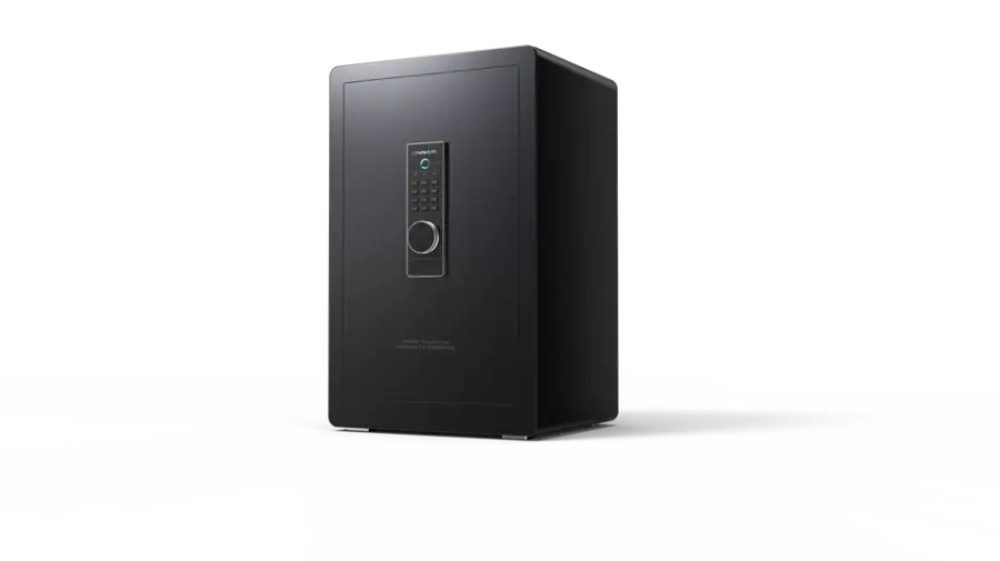 Steel Security Biometric Digital Money Safe Box Fingerprint Home Hotel Combination Electronic Safes — image 4