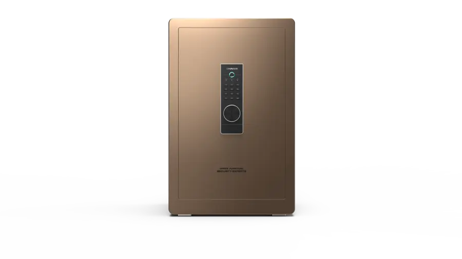 Steel Security Biometric Digital Money Safe Box Fingerprint Home Hotel Combination Electronic Safes — image 5