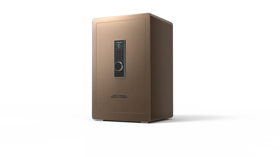 Steel Security Biometric Digital Money Safe Box Fingerprint Home Hotel Combination Electronic Safes — image 7