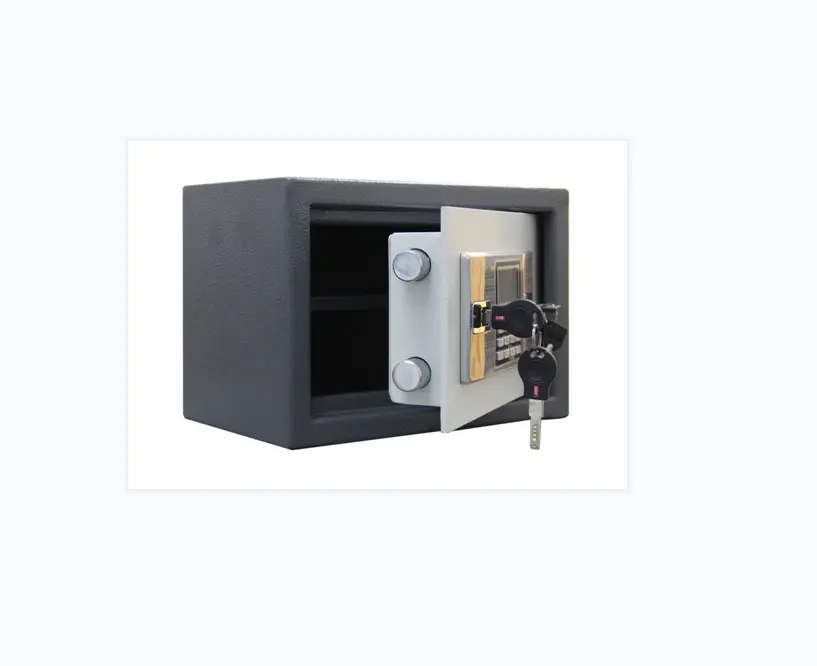 Small Digital Intelligent Money Hotel Safe Box, Smart Mini Hotel Safety Box — view 1