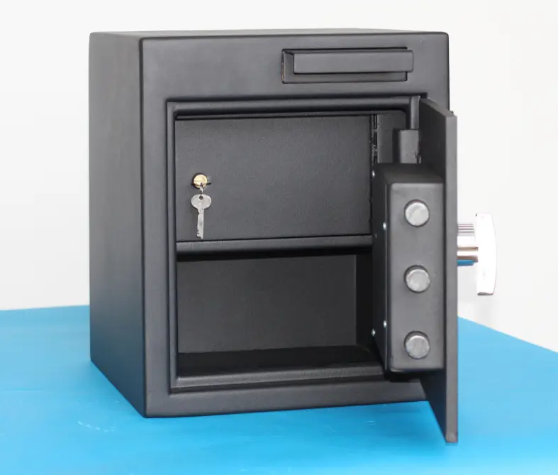 Pull Drawer Antitheft Deposit Safe Box with Digital Money Locker — image 3