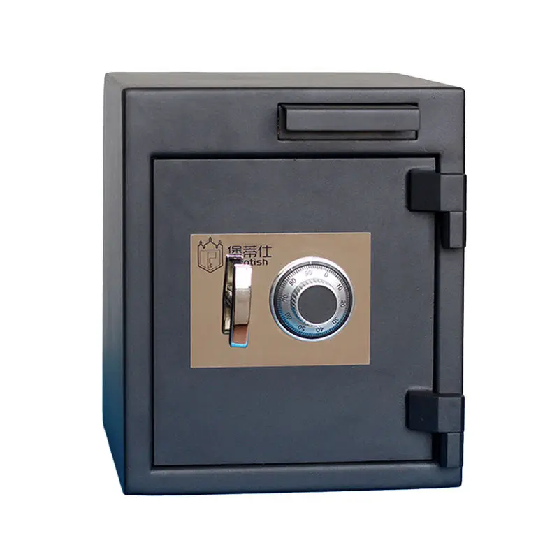 New Collection Electronic Digital Lock Safe Box with Key Lock Pull Drawer Electronic Depository Safe — image 2