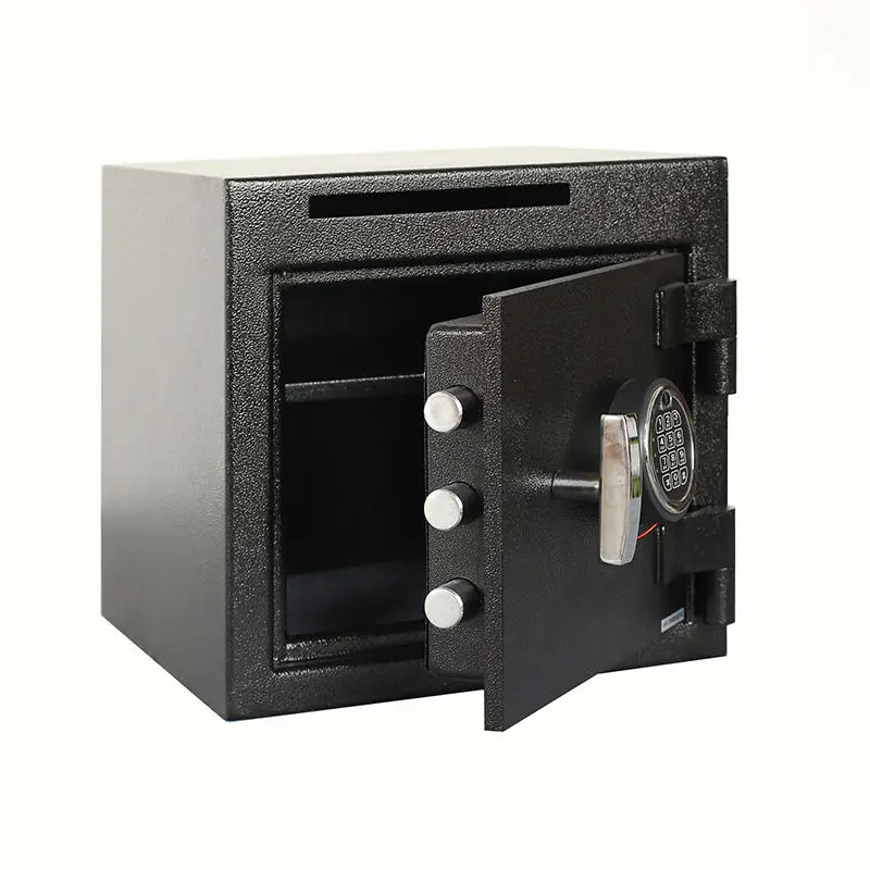 Hot Selling Front Drop Digital Safe Deposit Box With Electronic Lock Keys — view 1