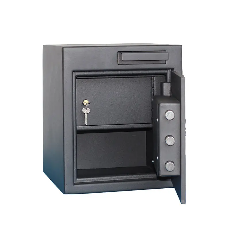 New Collection Electronic Digital Lock Safe Box with Key Lock Pull Drawer Electronic Depository Safe — image 3