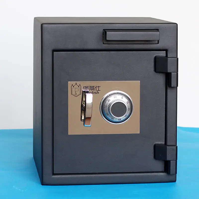 New Collection Electronic Digital Lock Safe Box with Key Lock Pull Drawer Electronic Depository Safe — image 5