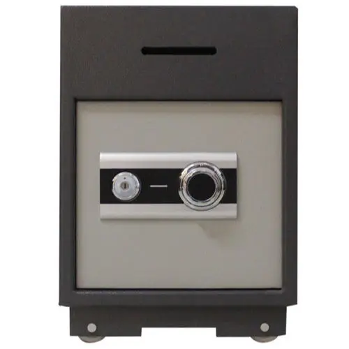 Factory Supply Front Drop Depositary Money Drop Bank Safe Locker — view 1