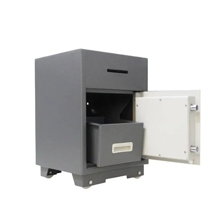 Depository Slot Drop Cash Money Security Safe Box With Key Lock — view 1