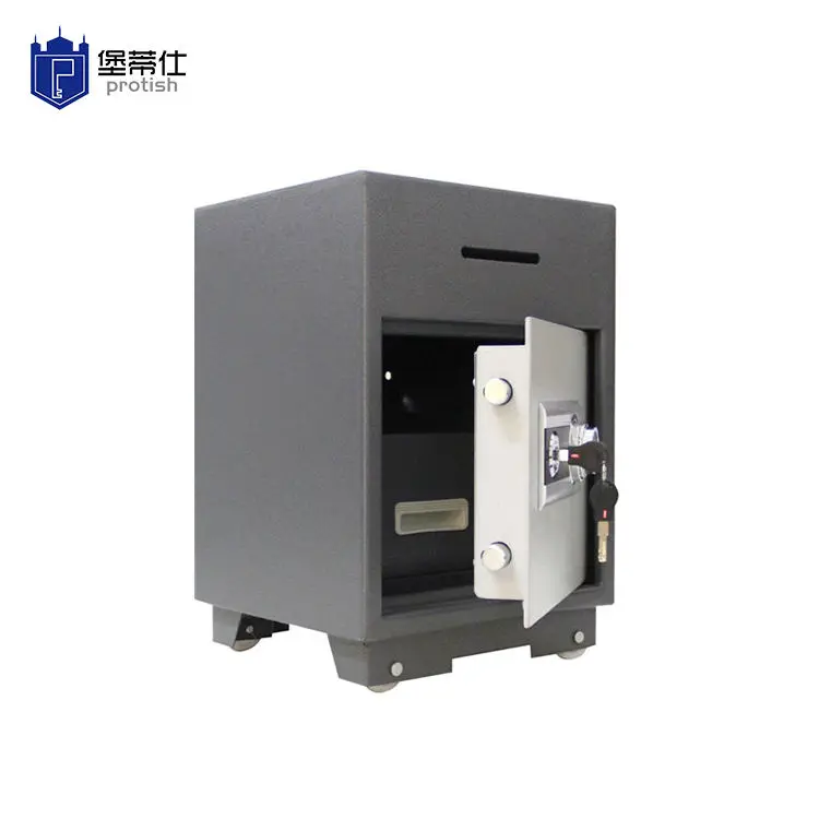 Depository Slot Drop Cash Money Security Safe Box With Key Lock — image 2