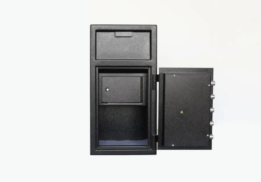 Factory Supply Smart Electronic Deposit Safe Locker Money Safe Box with Lock — image 4