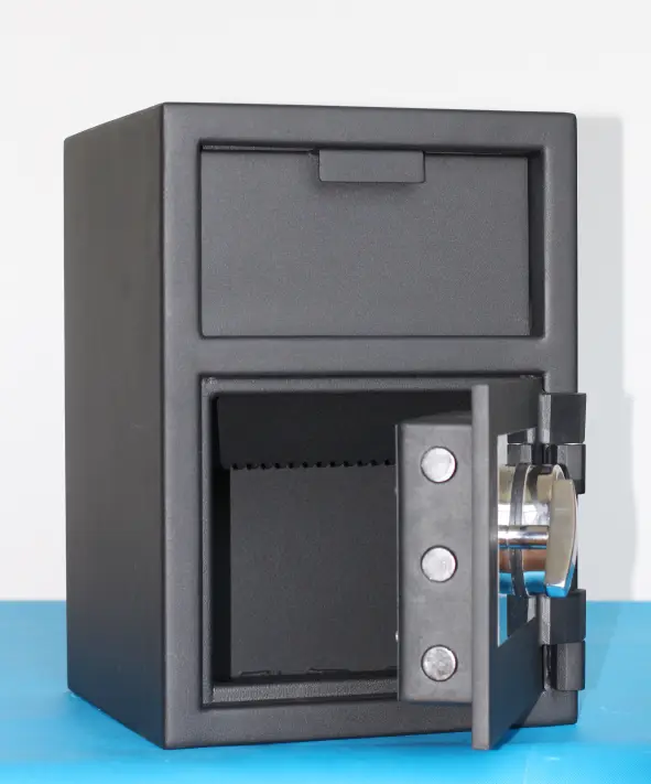 Front Loading Depository Cash Safe Deposit Box with Compartment Body , Door Drop Safe SFD51 — image 4