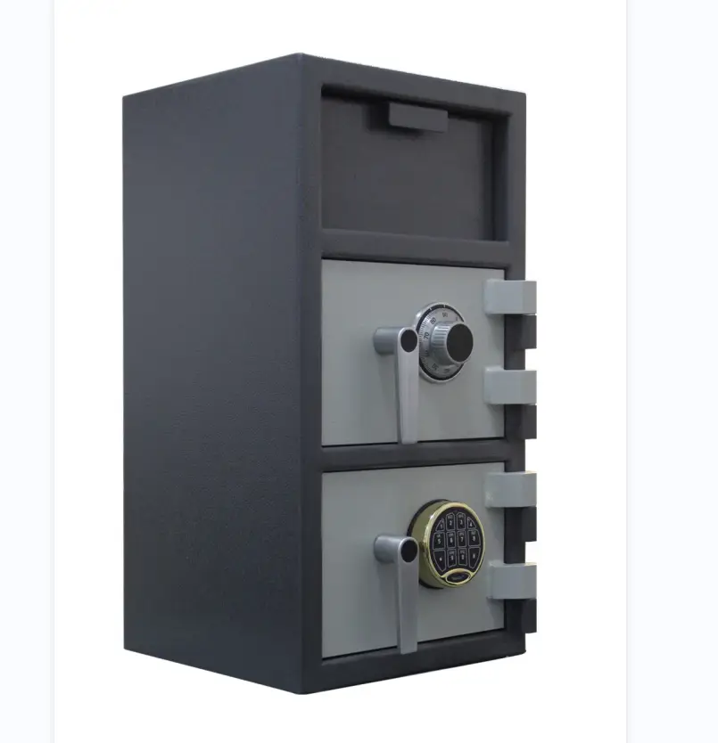 Money Drop Safe Depository Safes with High Security Double Key Lock — image 2