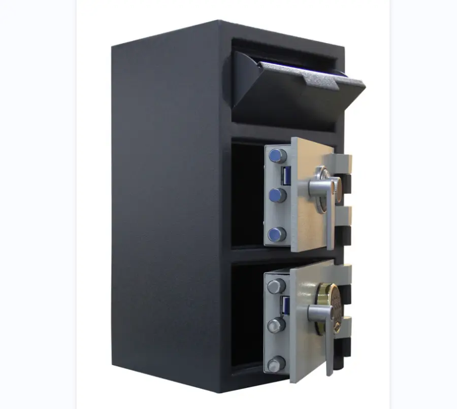 Money Drop Safe Depository Safes with High Security Double Key Lock — image 3