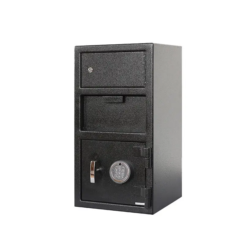 Hot Selling Money Safe Deposit Box with Tubular Lock Top Compartment Premium Safes — image 3