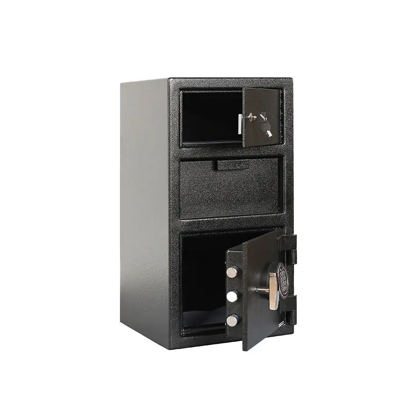 Hot Selling Money Safe Deposit Box with Tubular Lock Top Compartment Premium Safes — image 5