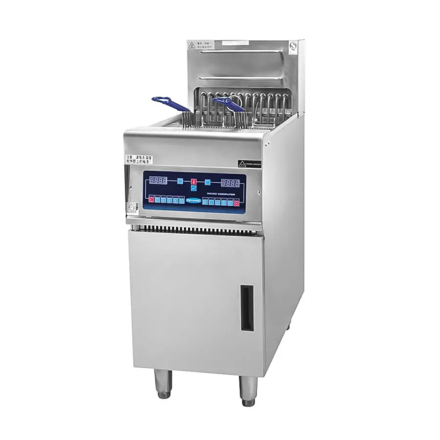 Single Tank Chicken Deep Fryer Machine Commercial Catering Equipment Electric Deep Fryer Commercial — image 7