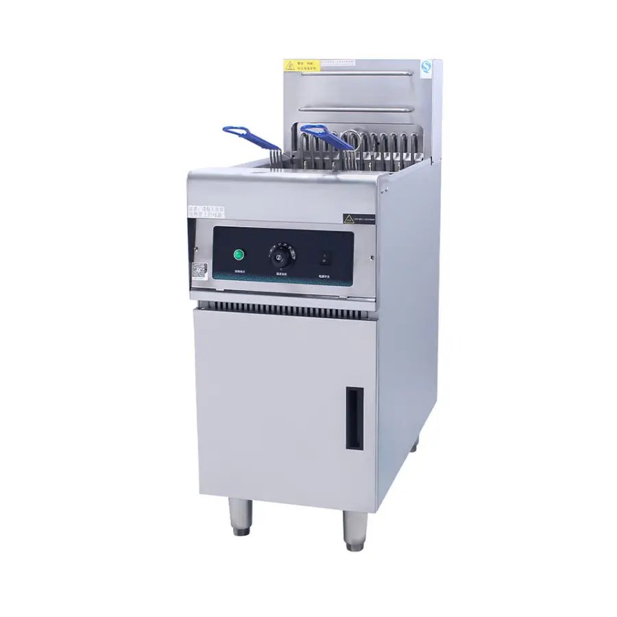 Wholesale 25L Stainless Steel Free Standing Commercial Fryer Heavy Duty Chips Electric Deep Open Fryer — image 7