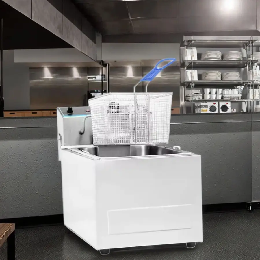 Commercial Counter Top Wholesale Electric Deep Fryer Commercial Use Ventless Electric Fryer With Hood — view 1