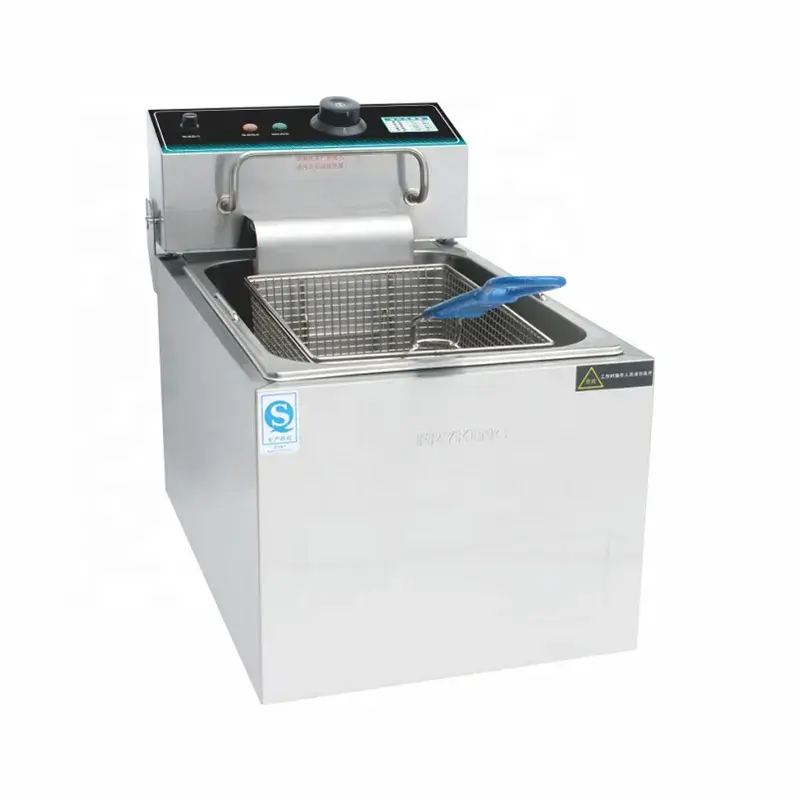 Commercial Counter Top Wholesale Electric Deep Fryer Commercial Use Ventless Electric Fryer With Hood — image 3