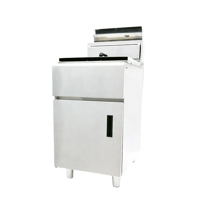 Manufacturer Heavy Duty Double Chip Fryer Automatic Deep Friers Fryer Gas for Fast Food Restaurant — image 3
