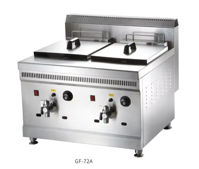 Factory Direct 18L 18L Stainless Steel Chicken Chips Frier Deep Gas Fryer Machine Commercial — image 6