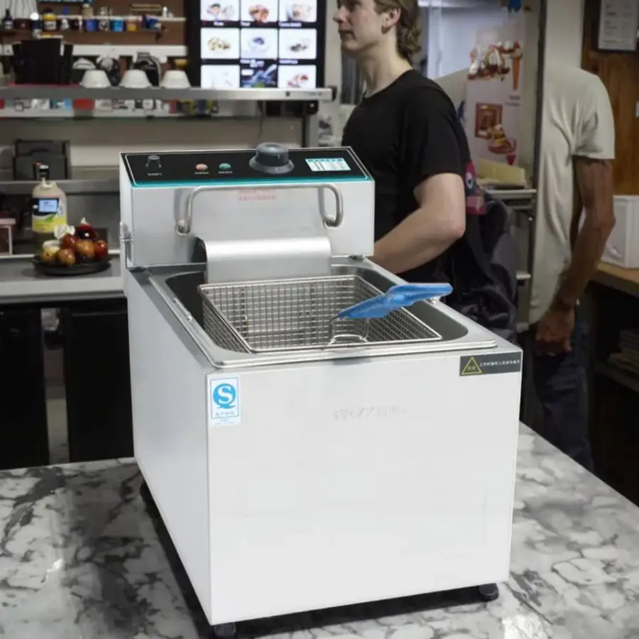 Best Selling Counter Top Single Tank Large Deep Fryer Commercial Potato Chips Fryers Electrical — view 1