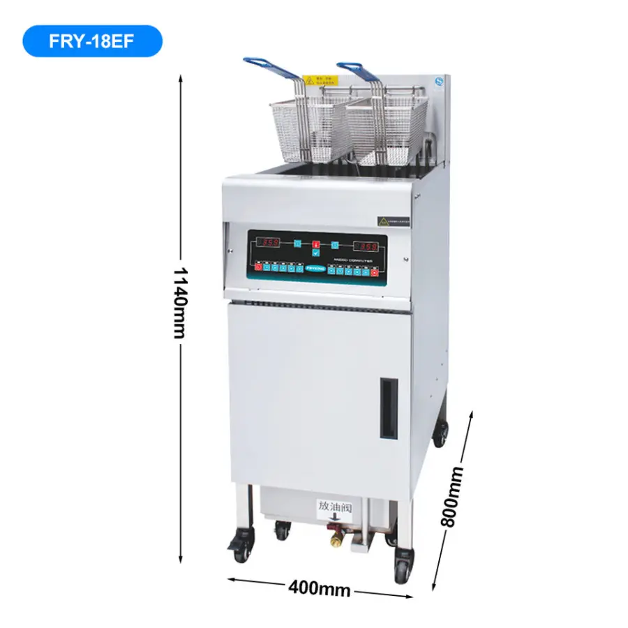 Best Selling Fast Food Deep Fryer Multi Purpose Electric Industrial Chicken Fryer With Oil Filter — image 6