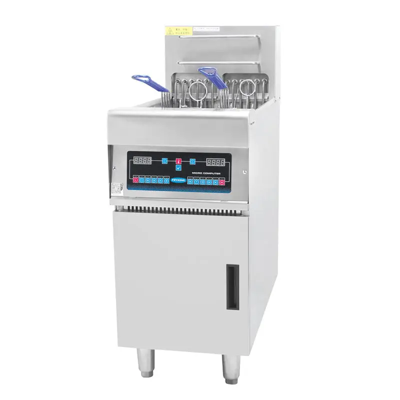 New Product Double Tank Commercial Fries Deep Fryer Stainless Steel Kitchen Custom Deep Fryer — image 3