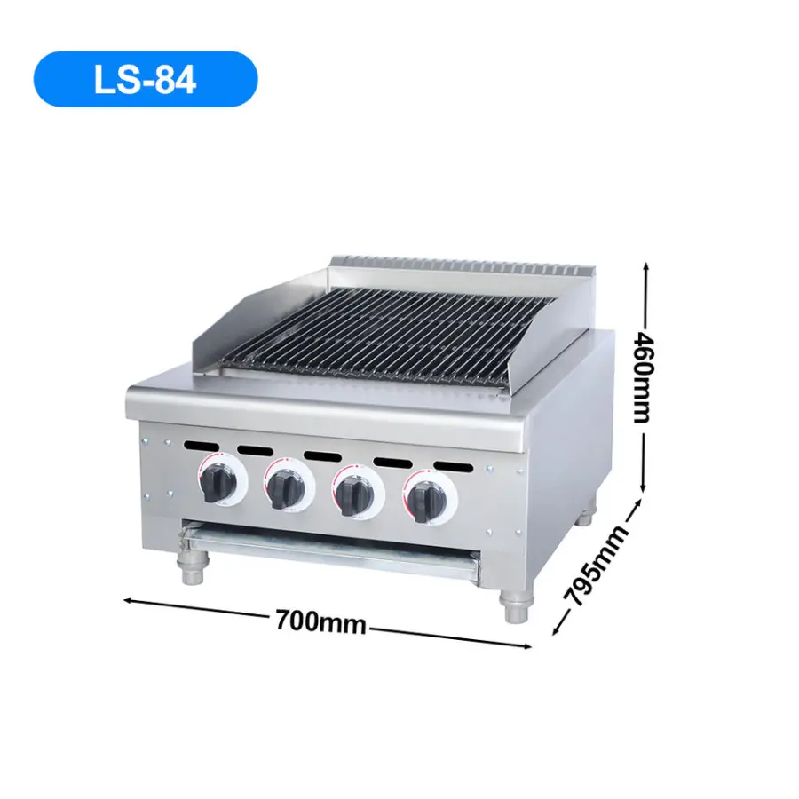 Hot Selling Easy Clean Factory Price International Popular BBQ Steak Cooking Grill Stone Lava Rock Grill for Restaurant — image 5