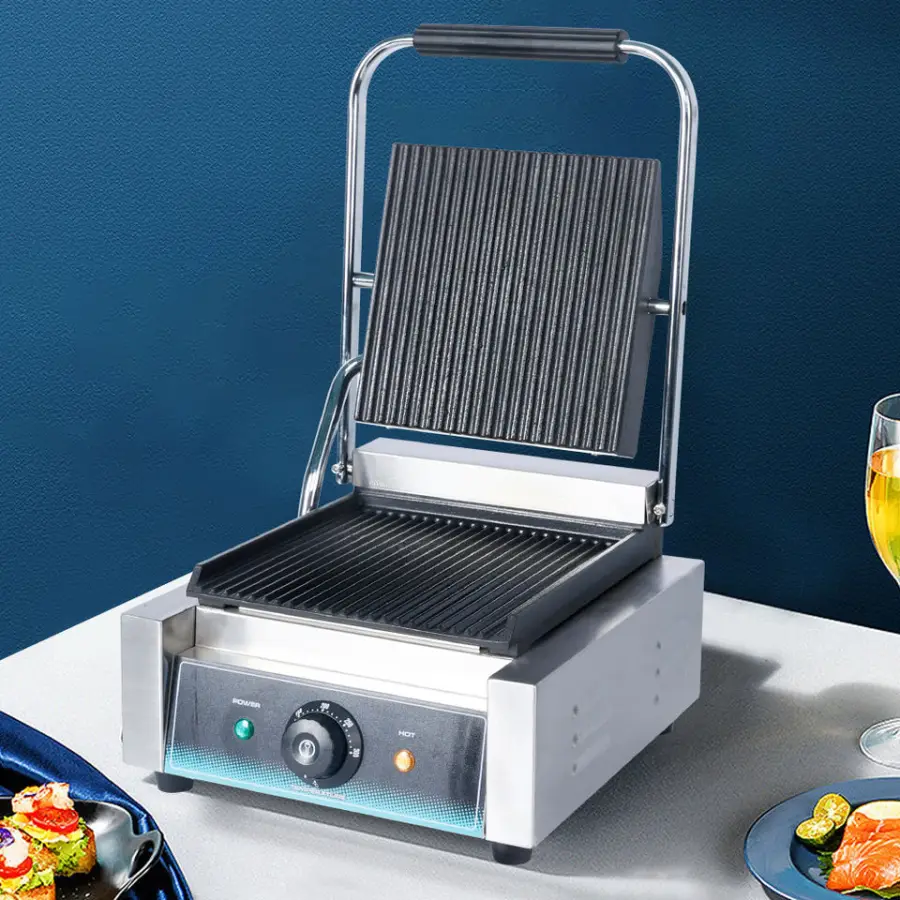 Wholesale Electric Flat Indoor Industrial Panini Grill Commercial Presse Panini for Household — image 4