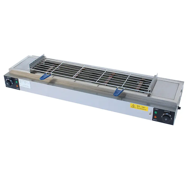 Dual Cooking Functions Durable Grate Stainless Steel Griddle Table Grill for Commercial Kitchen — image 4