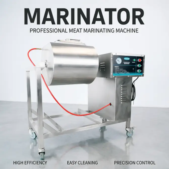 Professional Commercial Tumbler Vacuum Meat Marinator Chicken Marinator Machine With Overload Protector — view 1