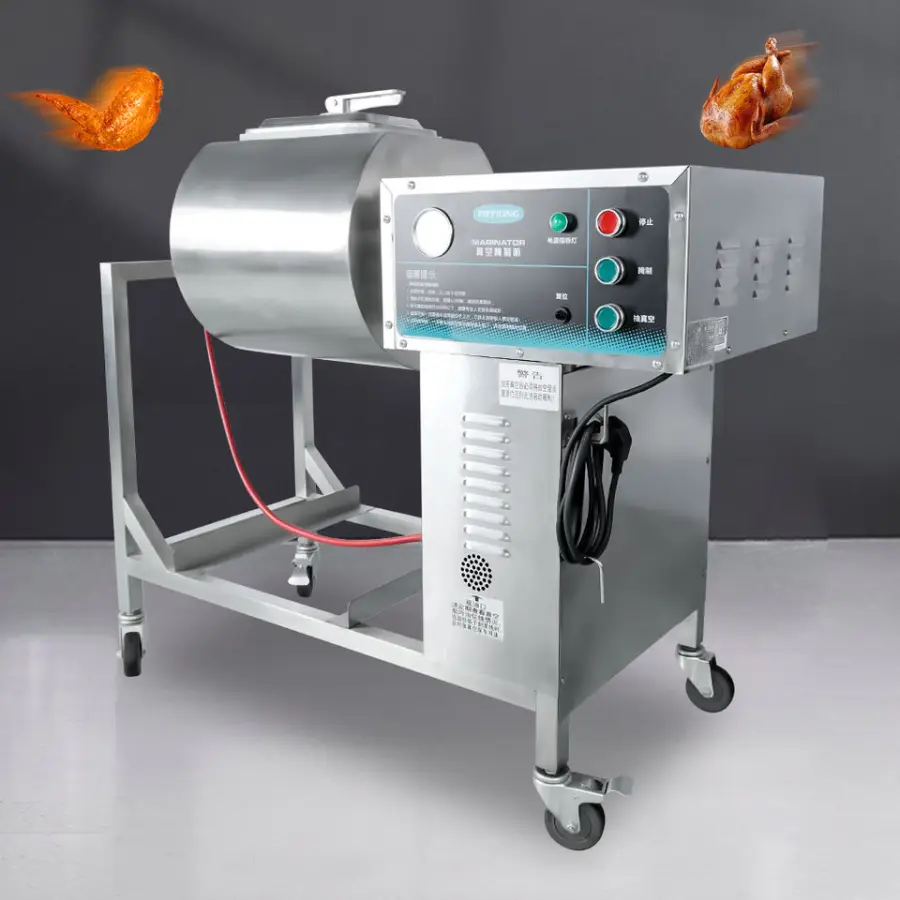 Professional Commercial Tumbler Vacuum Meat Marinator Chicken Marinator Machine With Overload Protector — image 5
