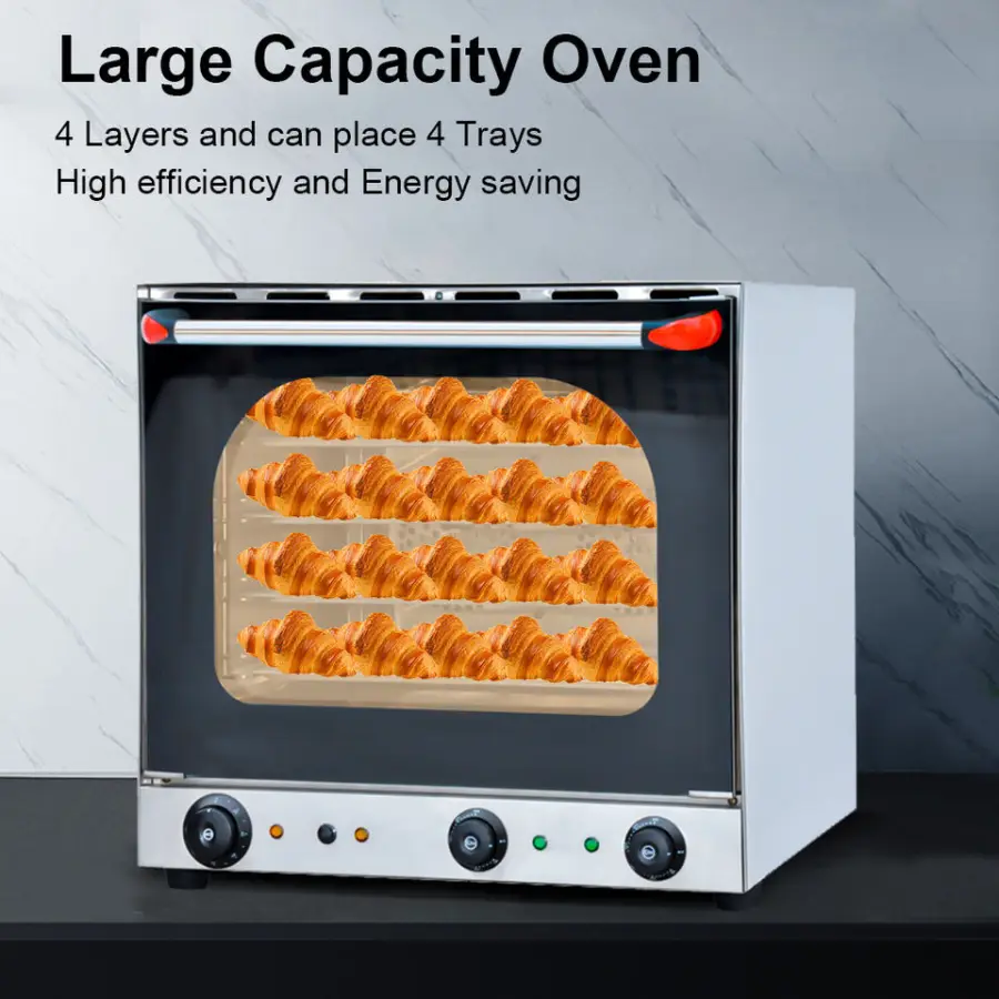 Chicken Roaster Machine Versatile Countertop Bakery Equipment Hot Air Convection Oven Commercial Electric Oven — image 4