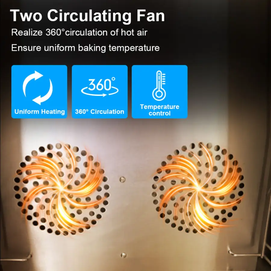 Chicken Roaster Machine Versatile Countertop Bakery Equipment Hot Air Convection Oven Commercial Electric Oven — image 6