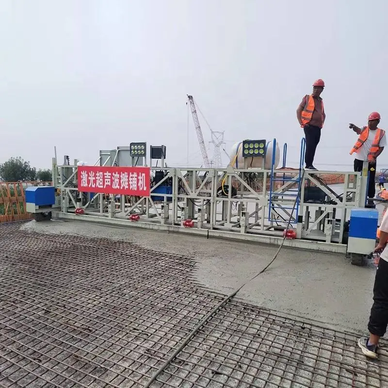 Paver Making Automatic Asphalt Pavers Laying Concrete Leveling Road Paver Machine — image 5
