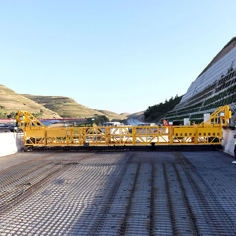 Micro-sufacing Asphalt Slurry Seal Pavers Cement Concrete Finisher Vibratory Roller Paver Machine — image 5