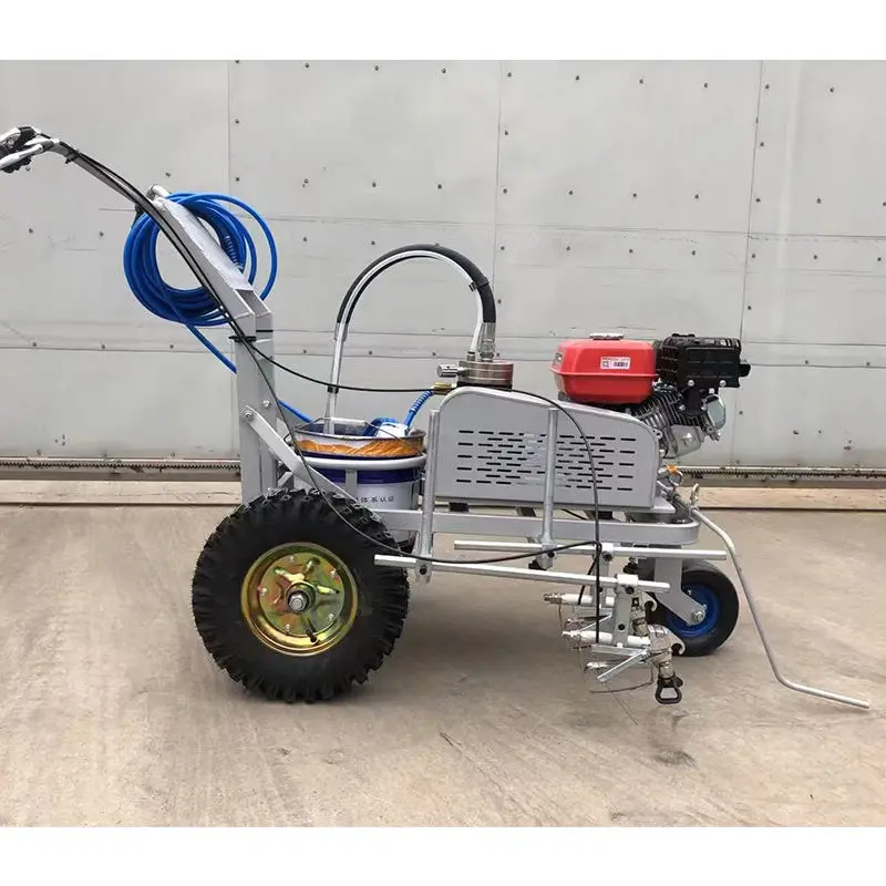 Diesel and Gasoline Engine Dual-gun Cold Spray Road Marking Machine Line Painting Equipment — image 5