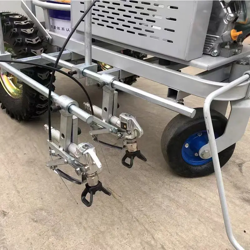 Diesel and Gasoline Engine Dual-gun Cold Spray Road Marking Machine Line Painting Equipment — image 7