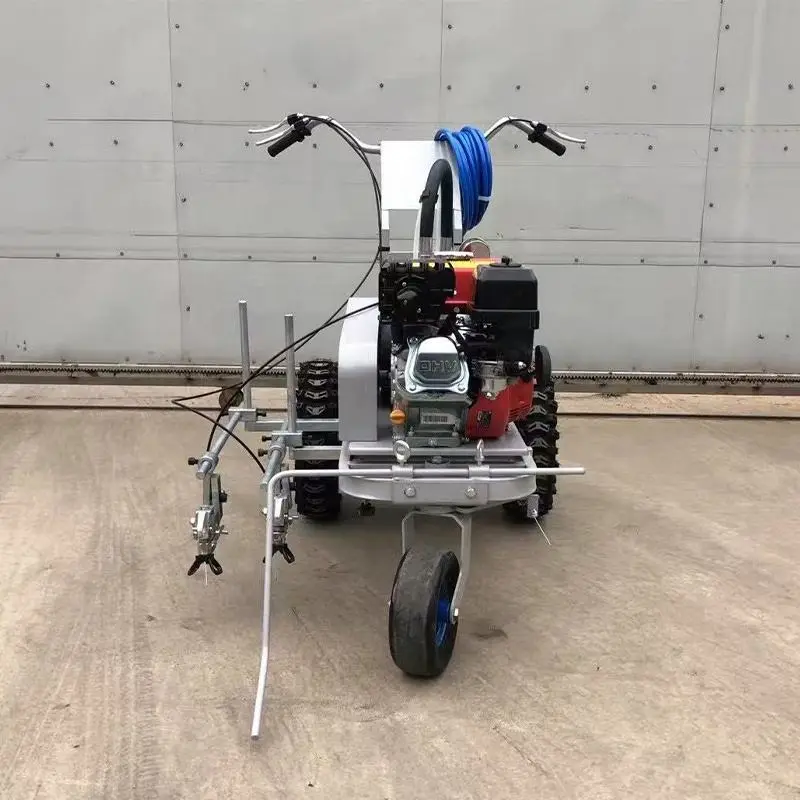 Cold Spray Plunger Pump Double Gun Marking Machine Hand Push Road Field Line Hydraulic Road Marking Machine — image 6