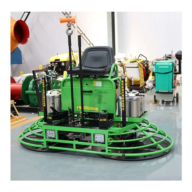 Hydraulic Vibrating Concrete Ride on Power Trowel Concrete Petrol Polishing Machine — view 1