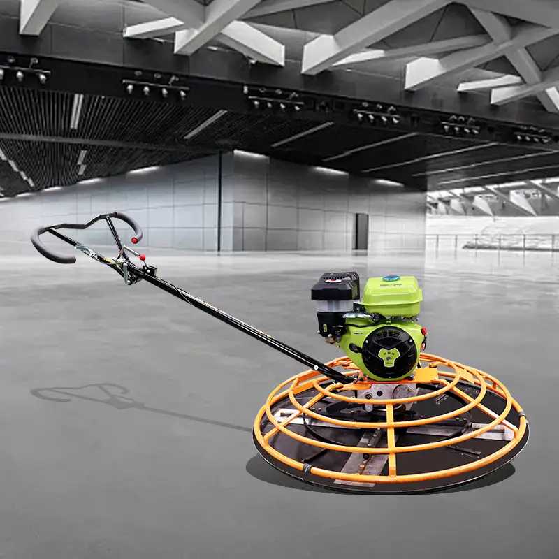 Walk-behind Gasoline and Diesel Concrete Pavement Polisher Cement Square Floor Leveling Small Electric Polisher — image 3