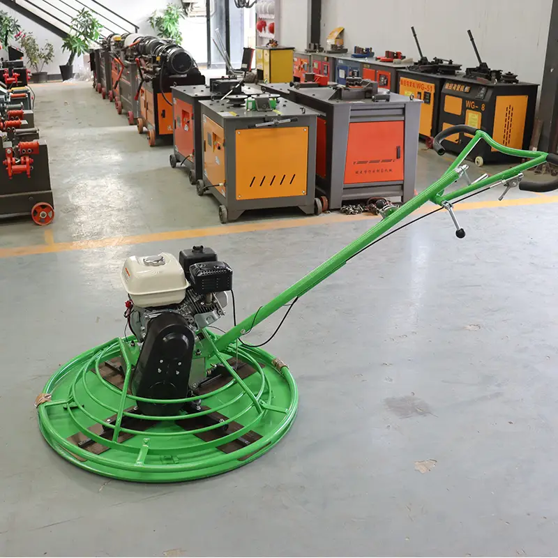 Walk-behind Gasoline and Diesel Concrete Pavement Polisher Cement Square Floor Leveling Small Electric Polisher — image 5