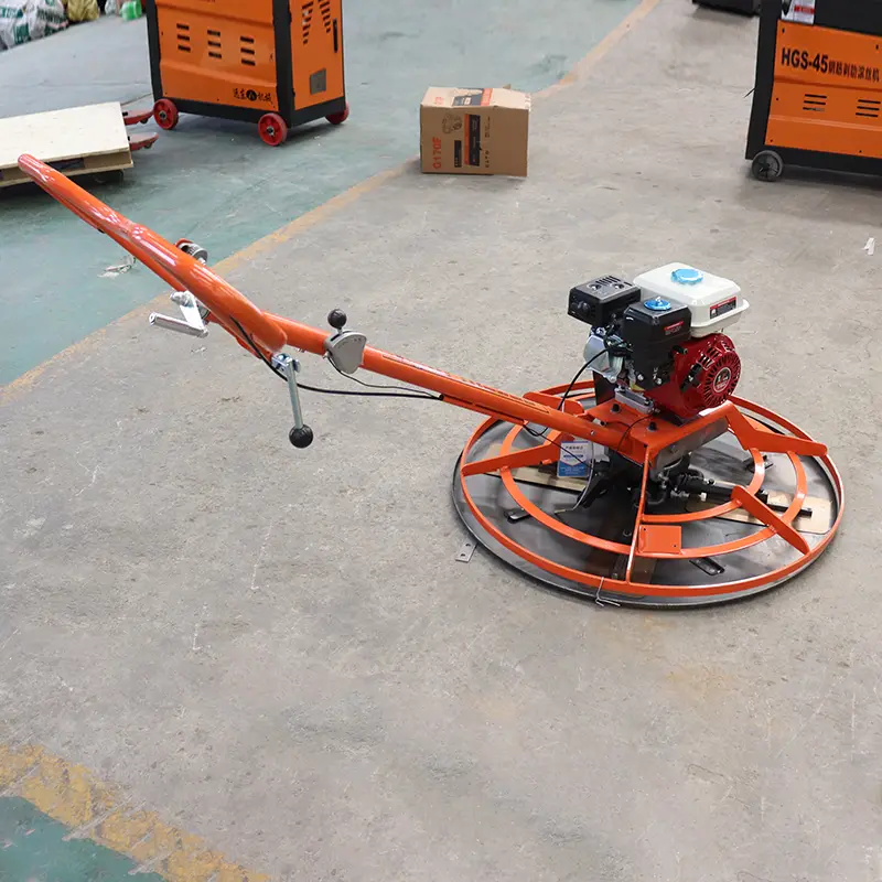 Walk-behind Gasoline and Diesel Concrete Pavement Polisher Cement Square Floor Leveling Small Electric Polisher — image 6