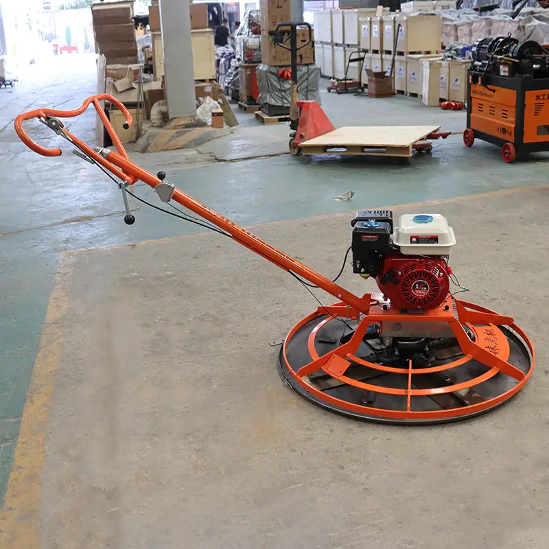 Helicopter Power Trowel for Concrete Floor Leveling Vibrating Surface Trowel with Engine Core Component — image 5